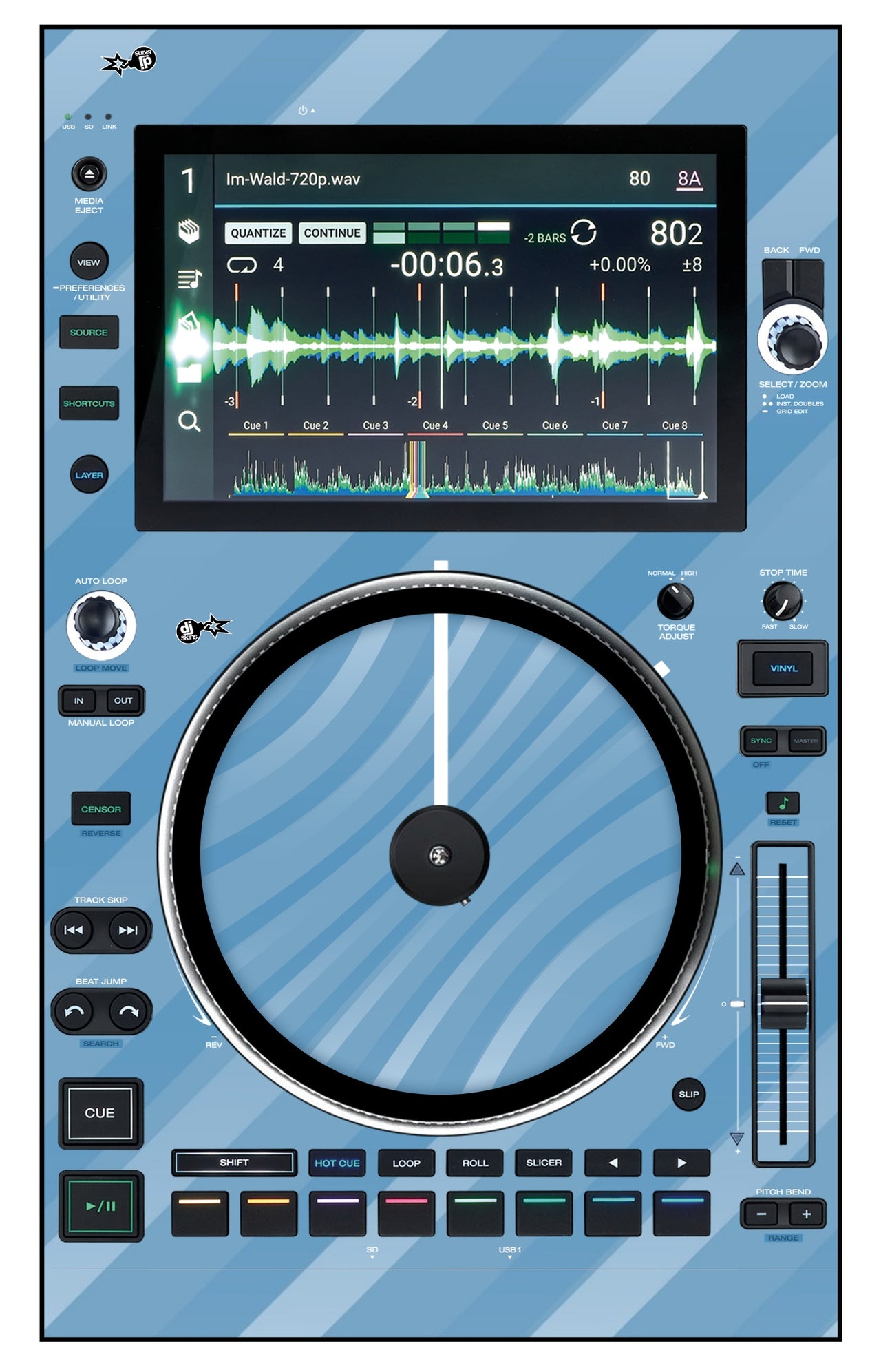 Denon DJ SC 6000 M Skin Striper