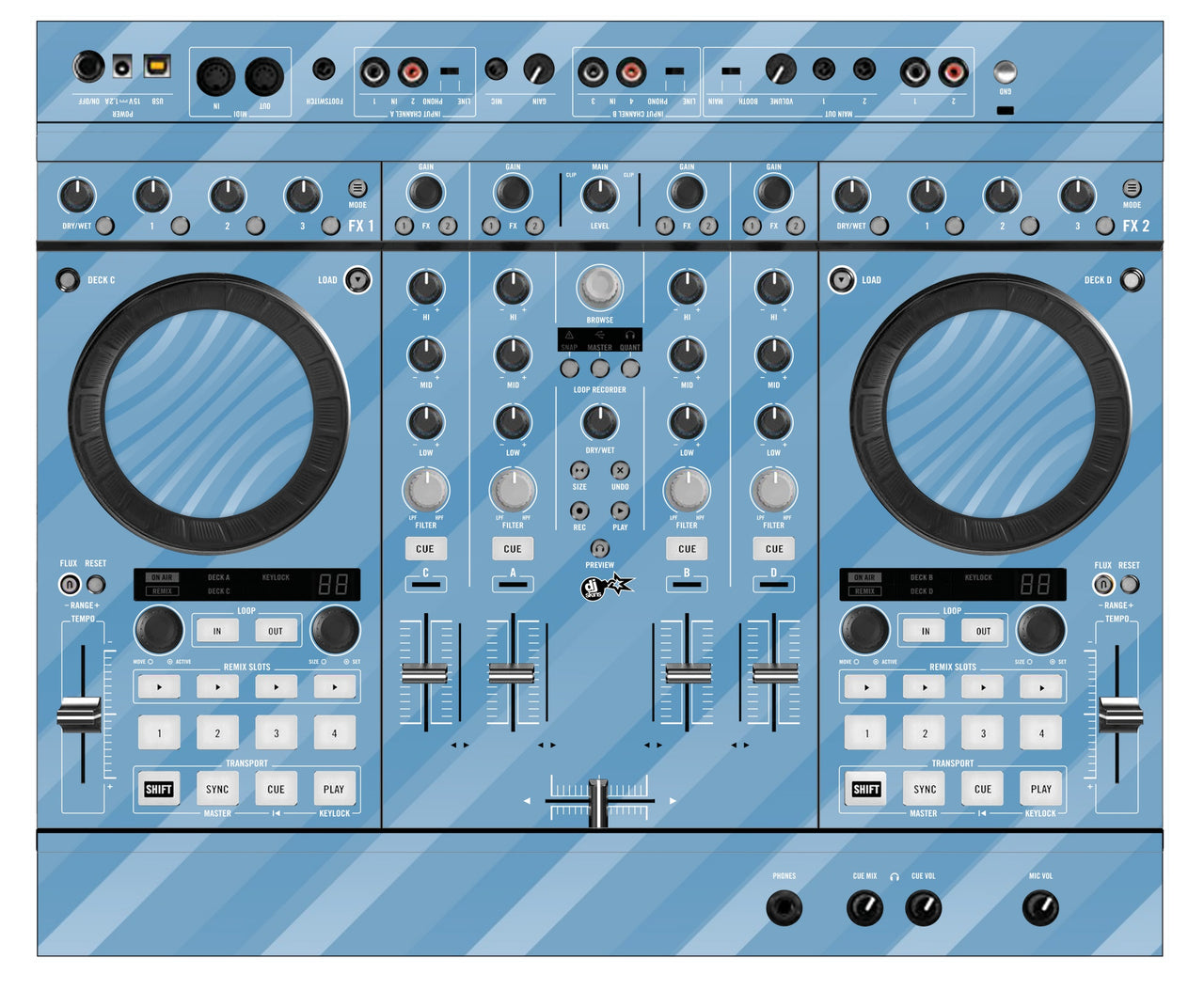 Native Instruments S4 MK2 Skin Striper