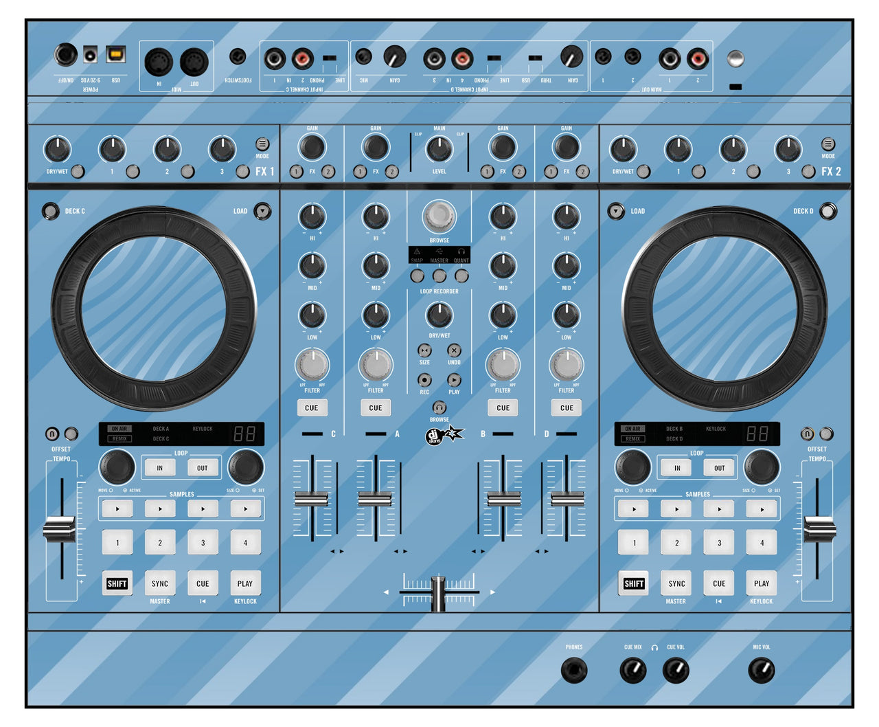 Native Instruments S4 MK1 Skin Striper