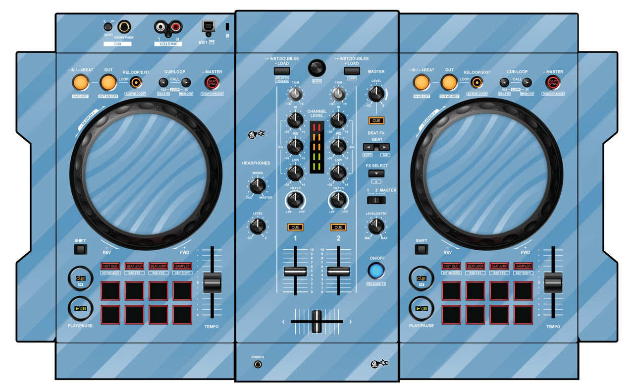 Pioneer DJ DDJ 400 Skin Striper