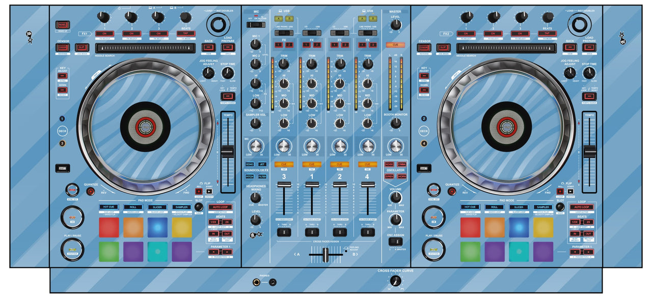 Pioneer DJ DDJ SZ 2 Skin Striper