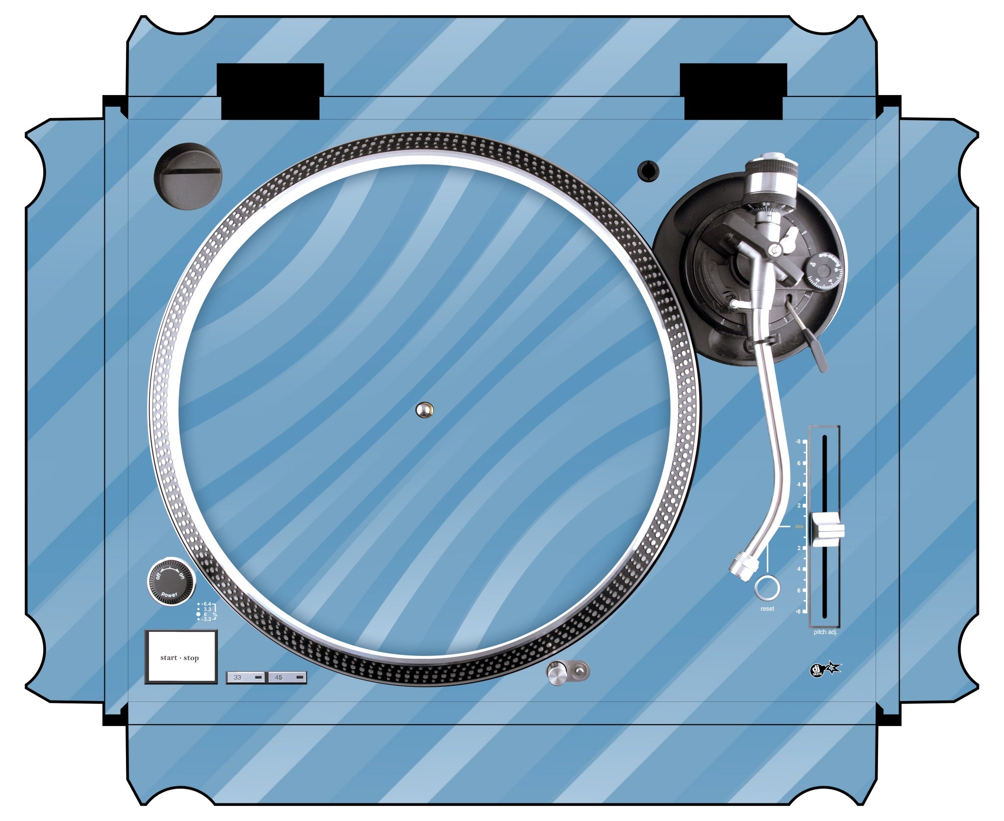 Technics 1200 / 1210 MK5 Skin Striper