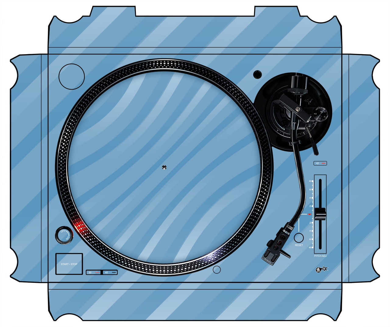 Technics 1200 / 1210 MK7 Skin Striper