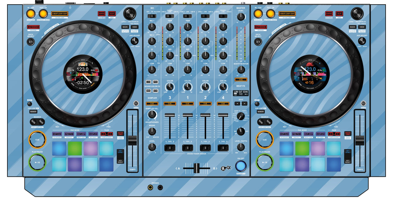 Pioneer DJ DDJ 1000 Skin Striper