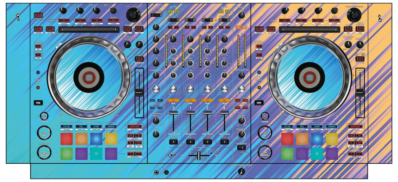 Pioneer DJ DDJ SZ Skin Stripes