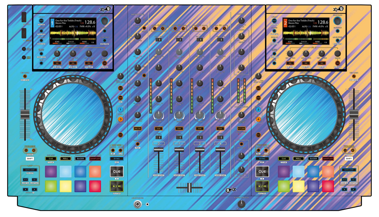 Denon DJ MCX 8000 Skin Stripes