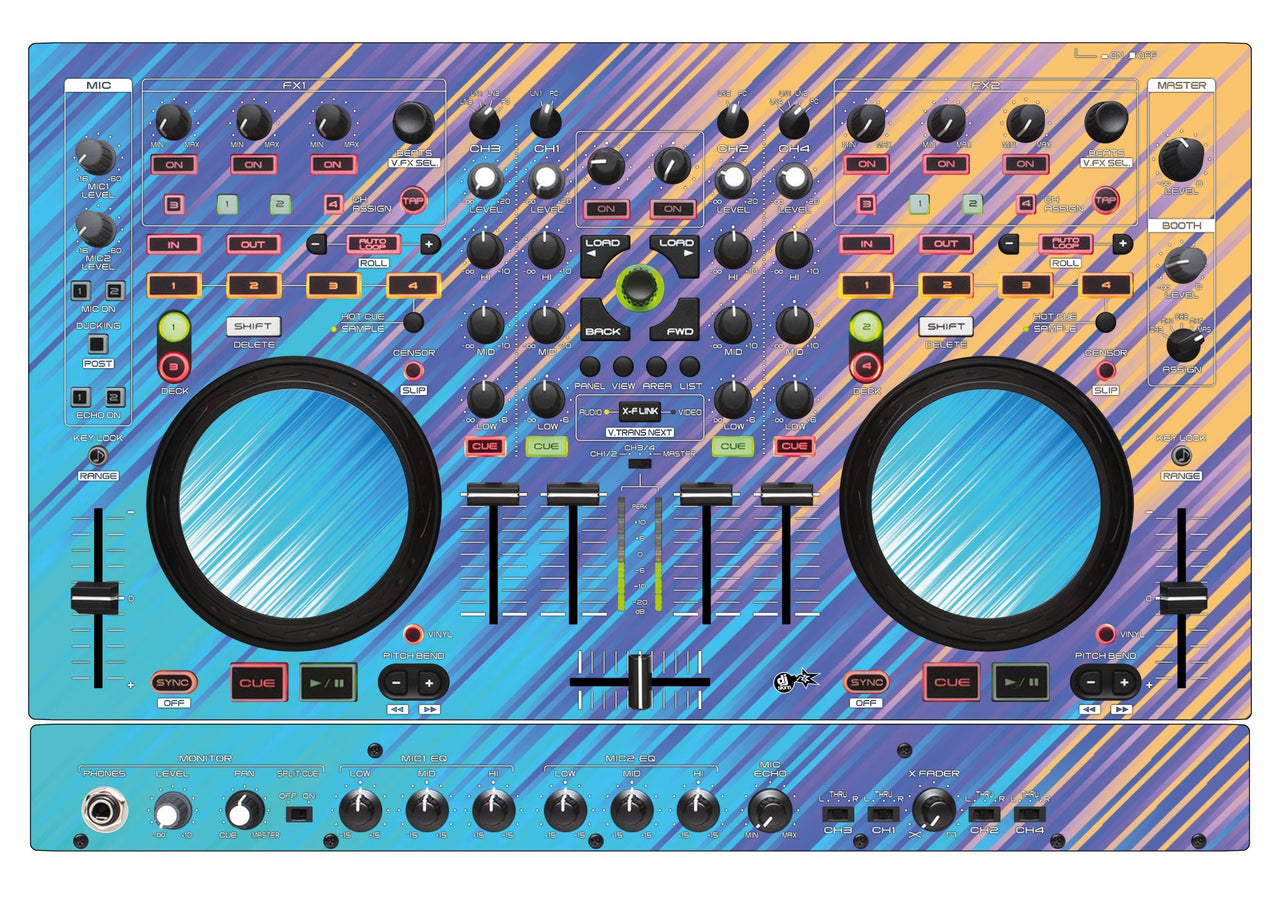 Denon DJ MC 6000 MK2 Skin Stripes