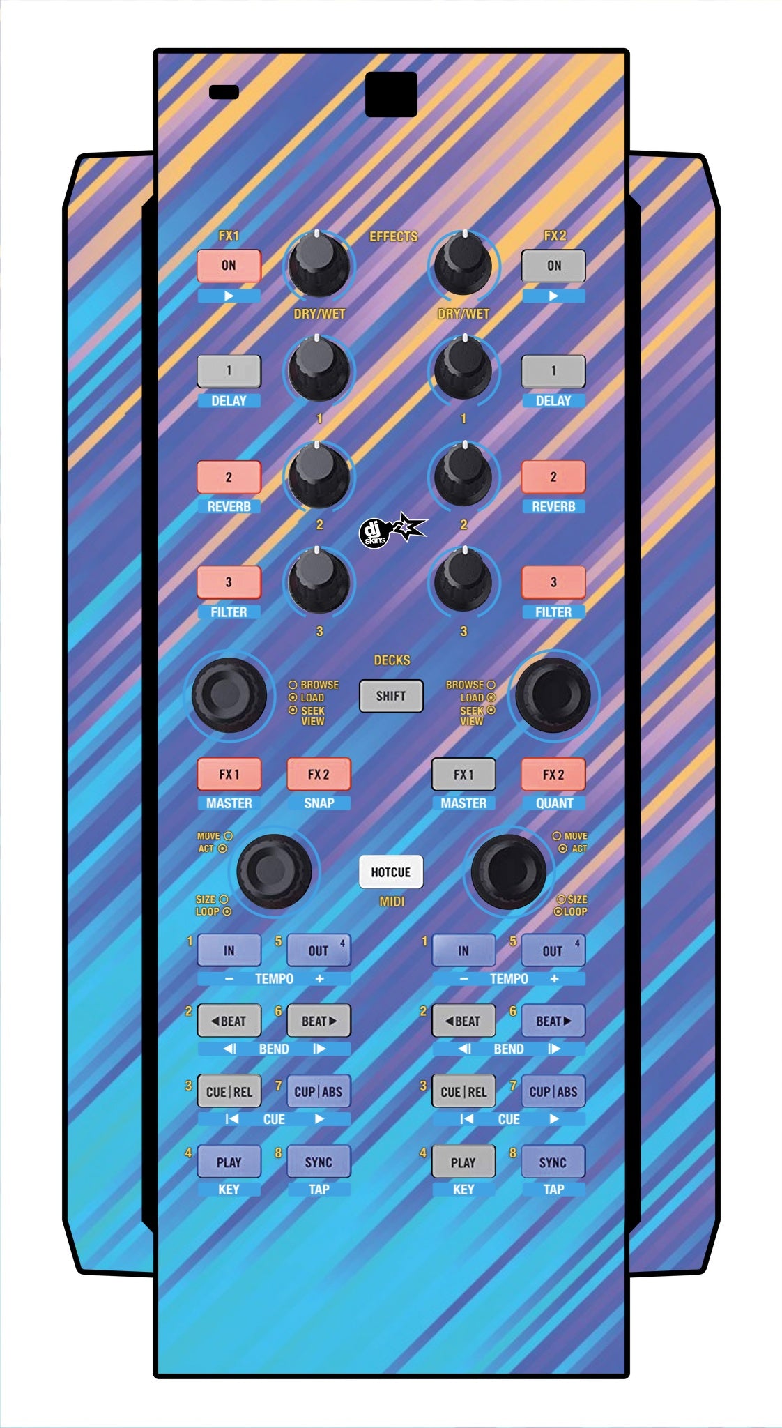 Native Instruments X1 Skin Stripes