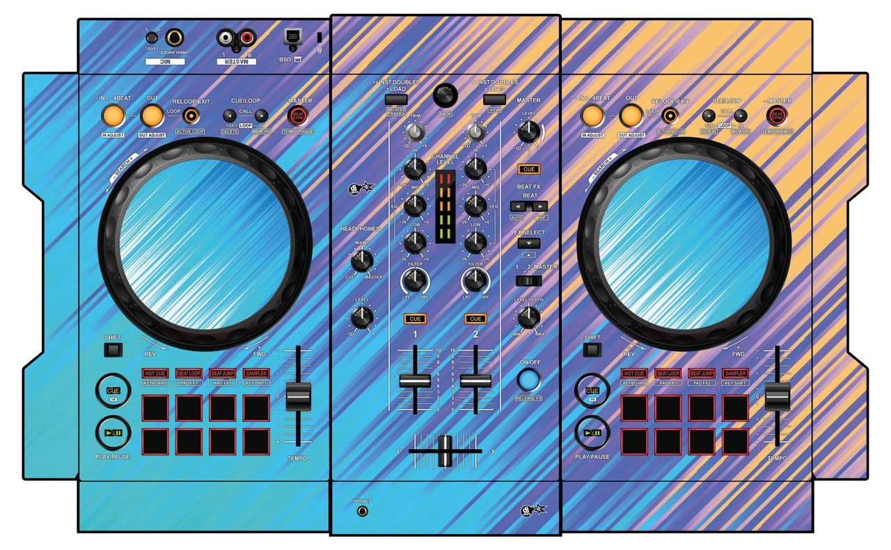 Pioneer DJ DDJ 400 Skin Stripes