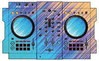 Pioneer DJ DDJ 400 Skin Stripes