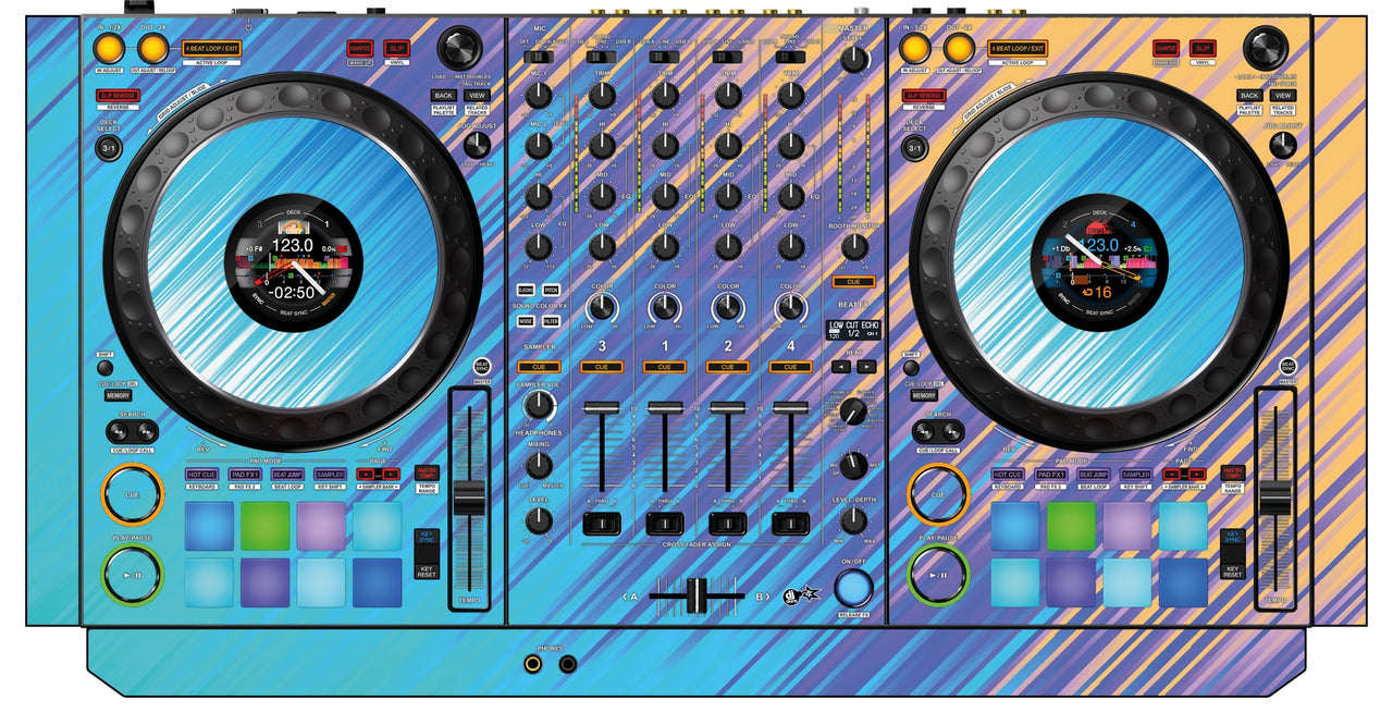 Pioneer DJ DDJ 1000 Skin Stripes