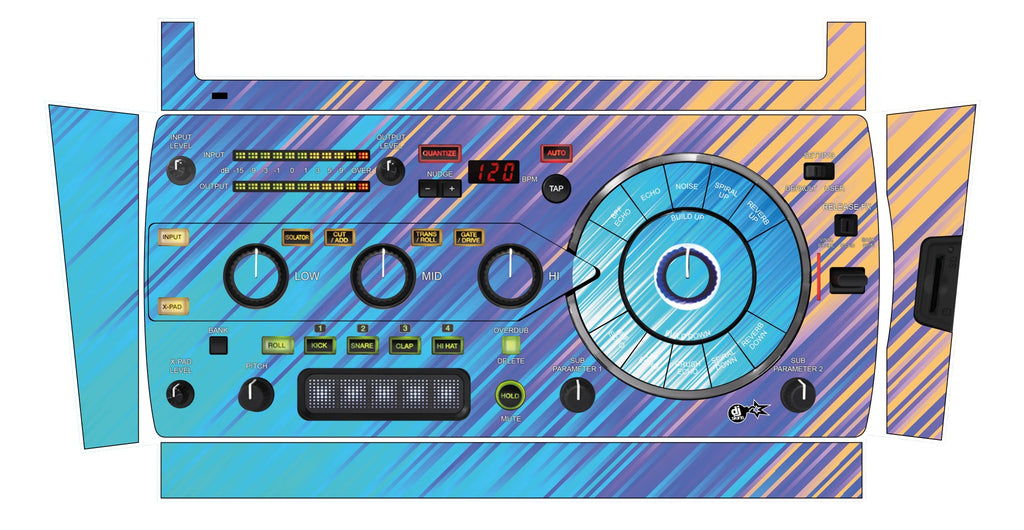 Pioneer DJ RMX 1000 Skin Stripes