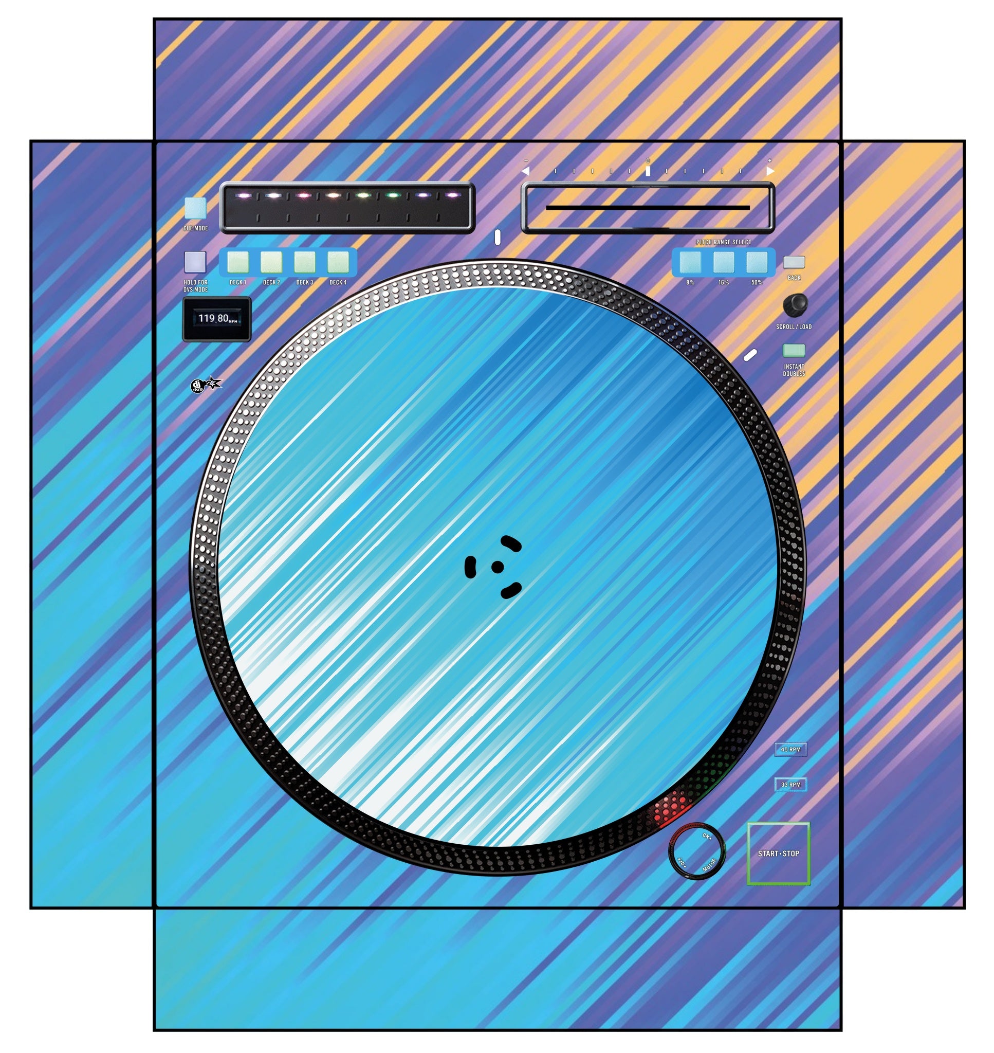 Rane TWELVE MK2 Skin Stripes