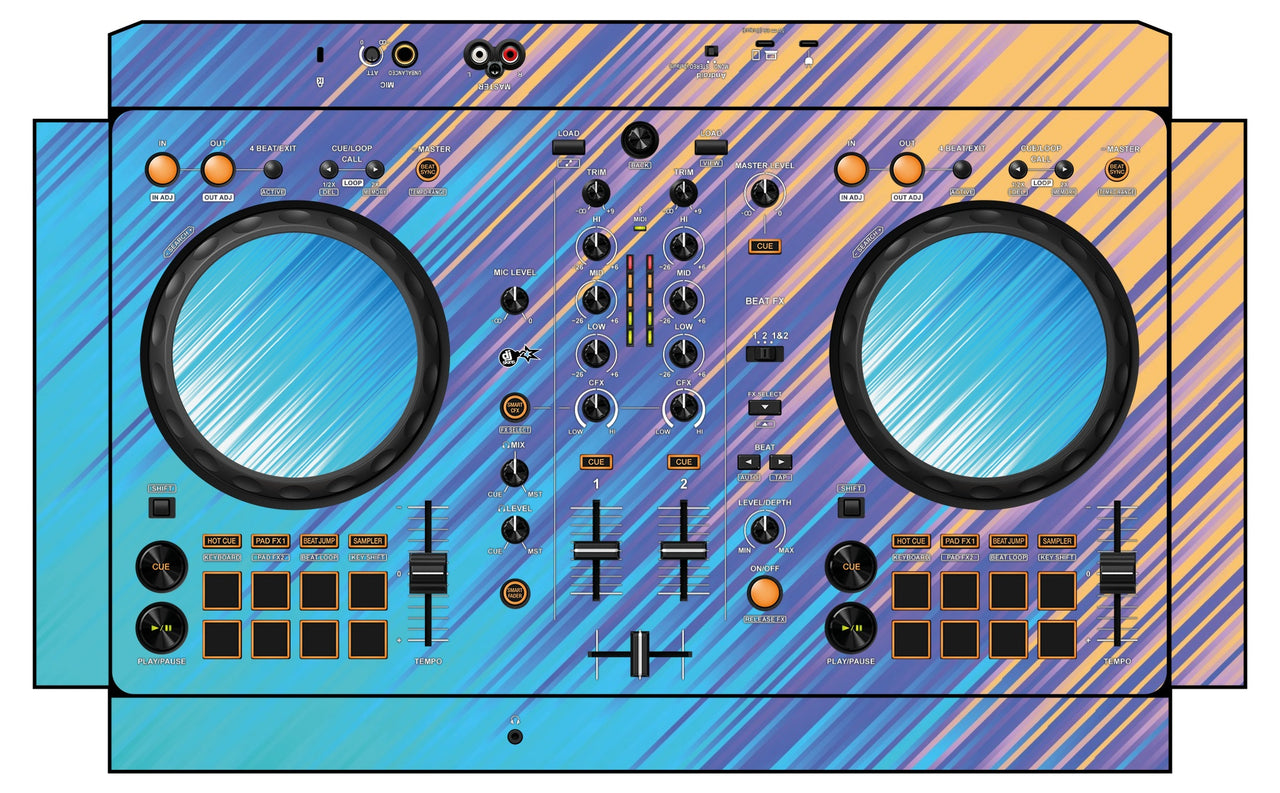 Pioneer DJ DDJ FLX 4 Skin Stripes