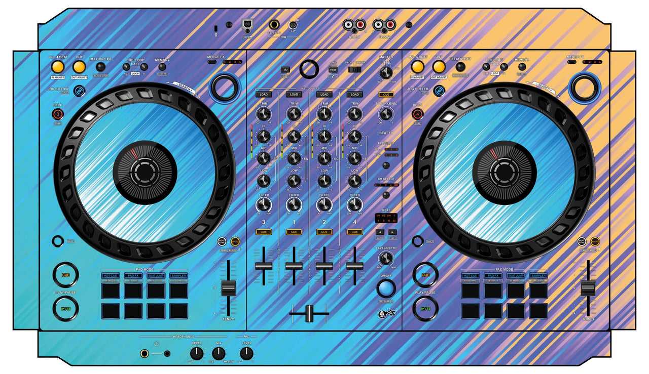 Pioneer DJ DDJ FLX6 Skin Stripes