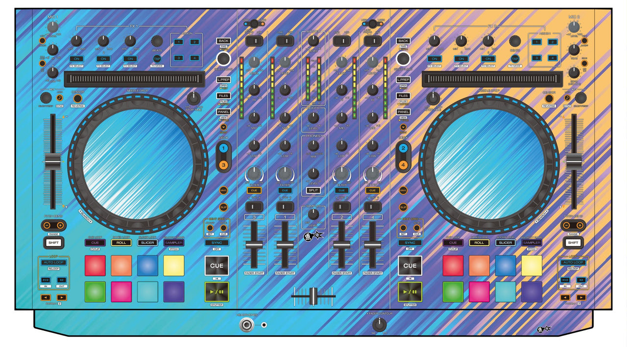 Denon DJ MC 7000 Skin Stripes