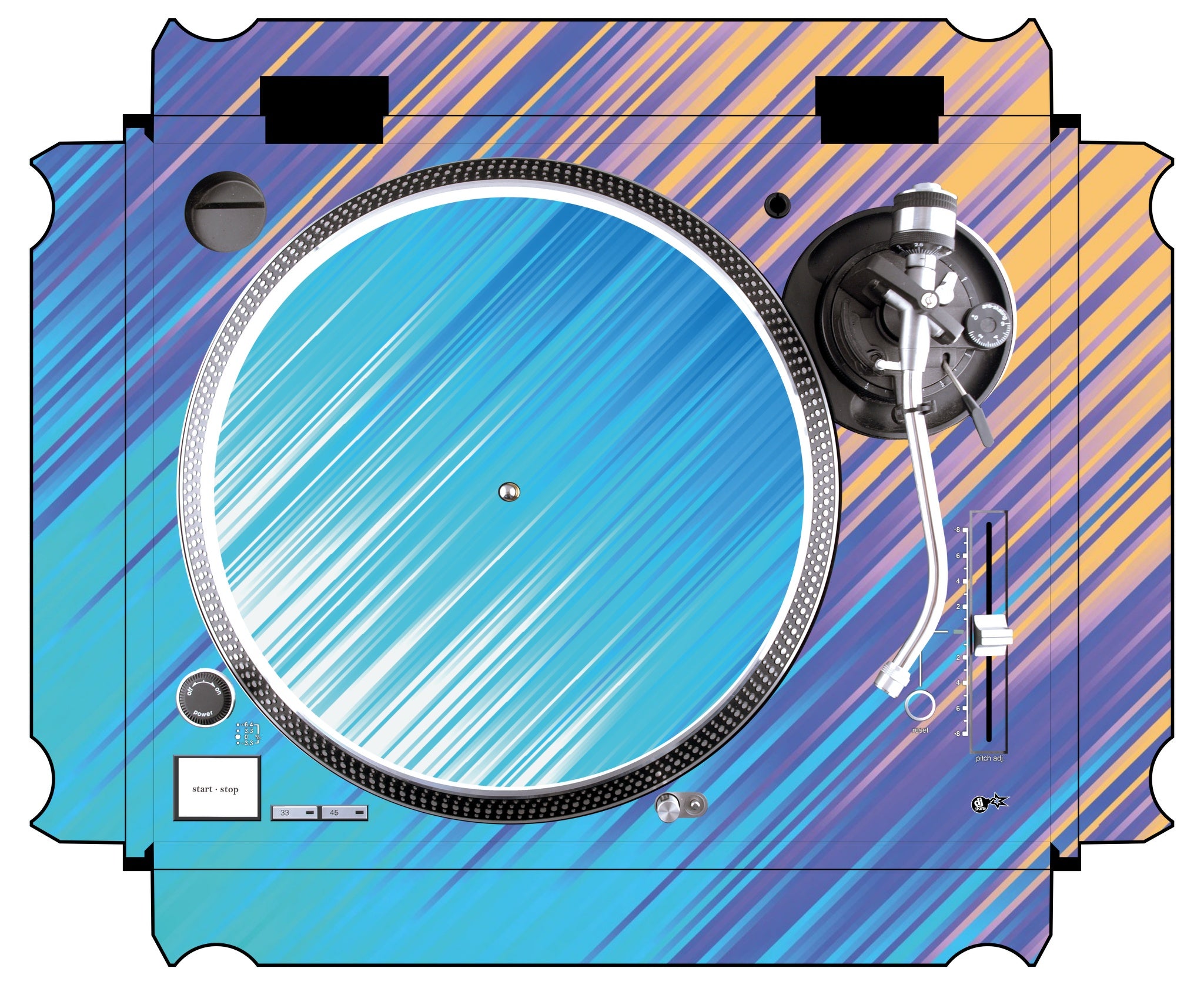 Technics 1200 / 1210 MK5 Skin Stripes