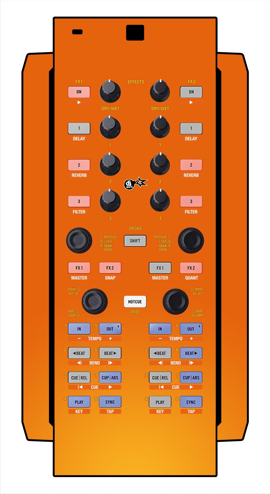 Native Instruments X1 Skin Sunset