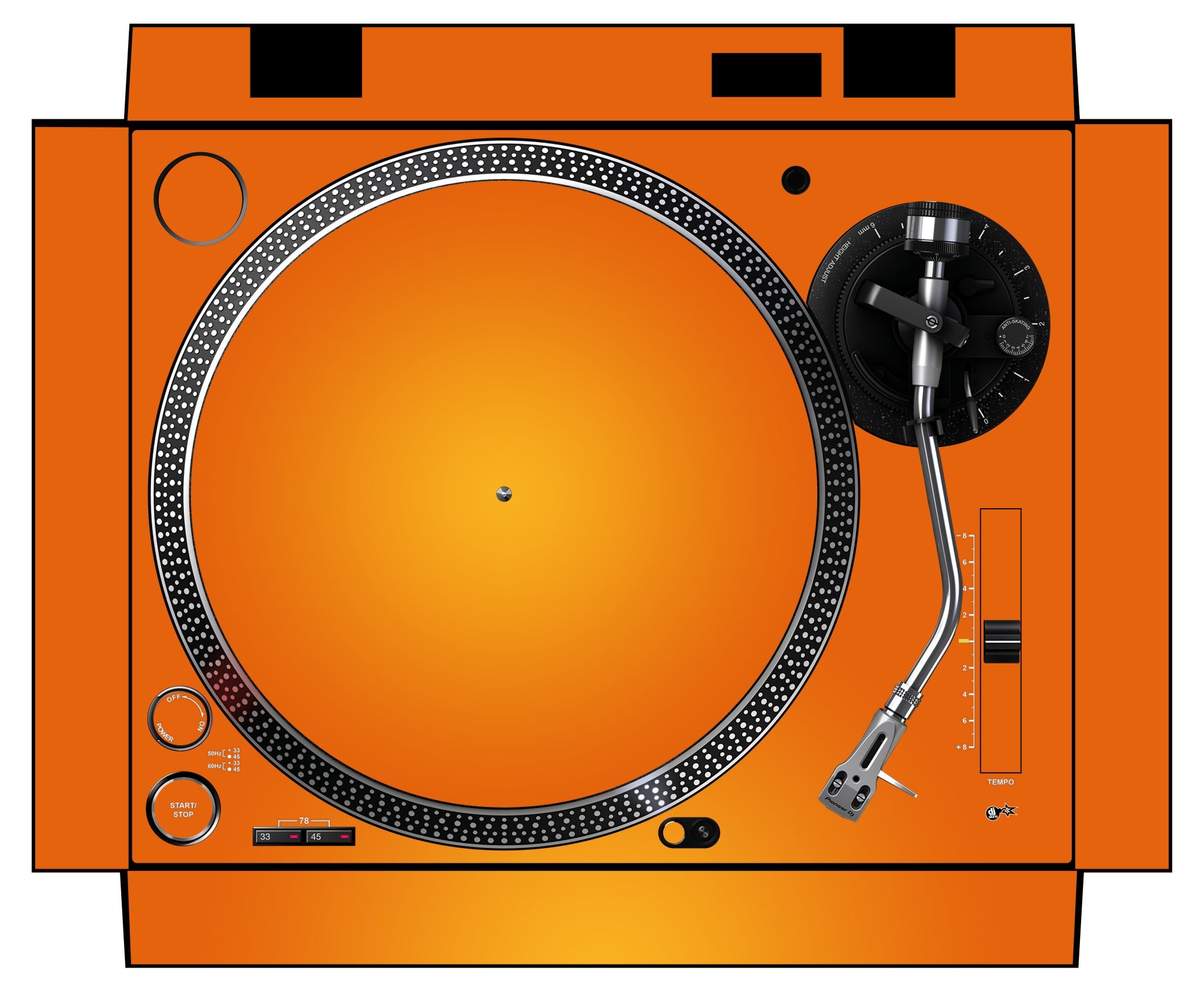 Pioneer DJ PLX 500 Skin Sunset