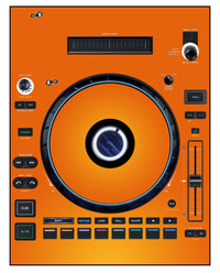 Denon DJ LC 6000 Skin Sunset