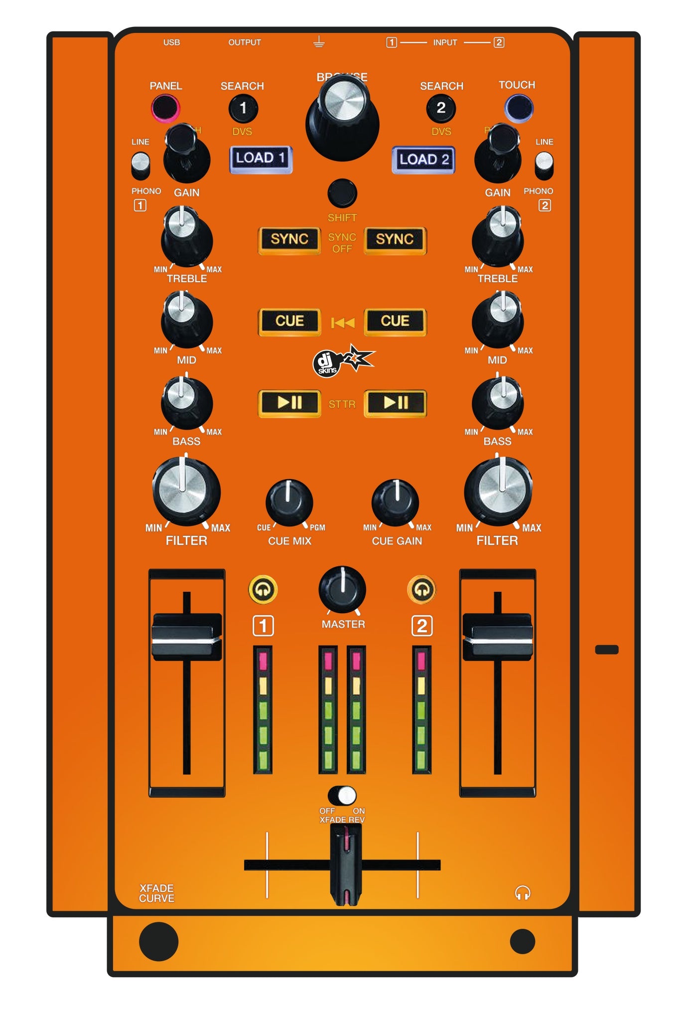 Akai Pro AMX Skin Sunset