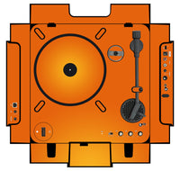 Numark PT 01 incl. Sides Skin Sunset