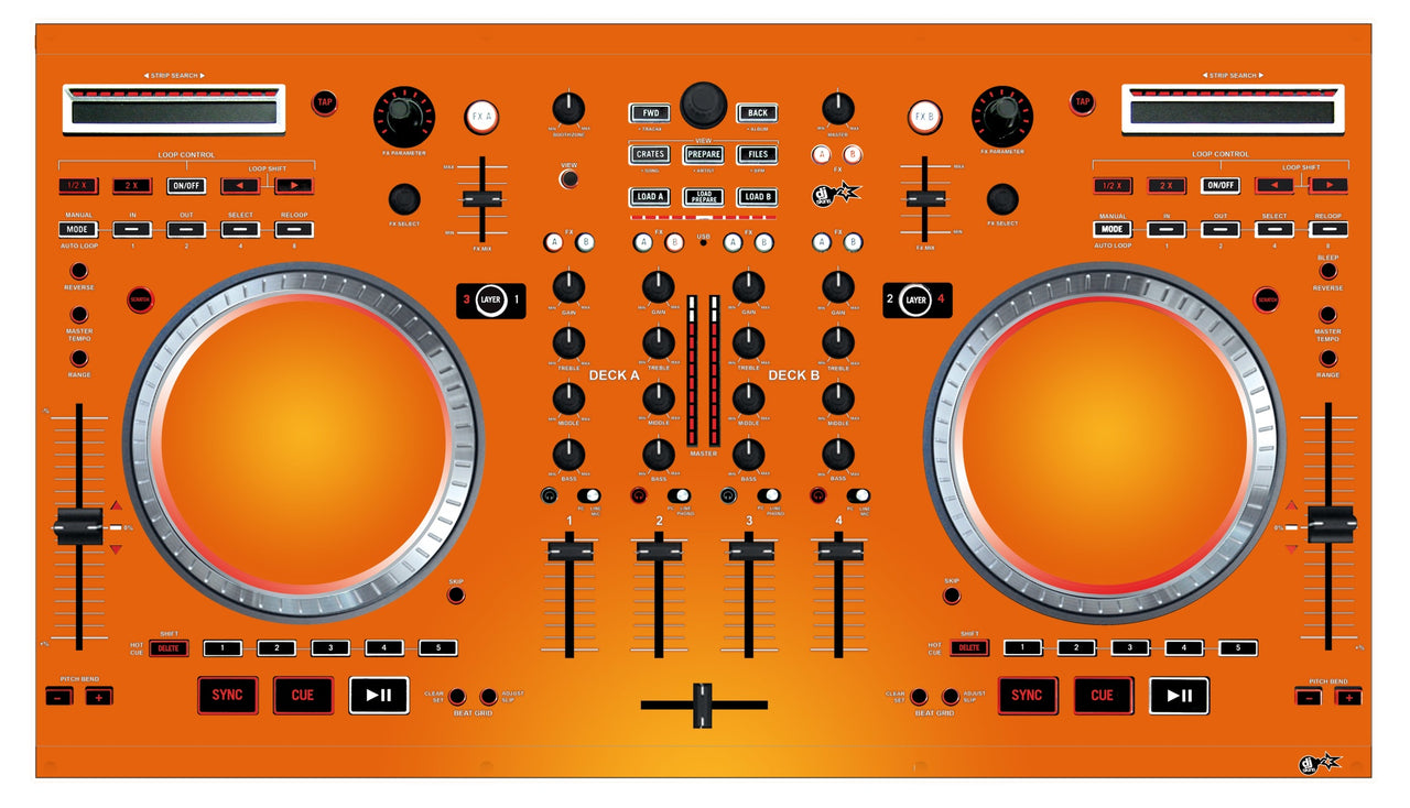 Numark NS 6 Skin Sunset