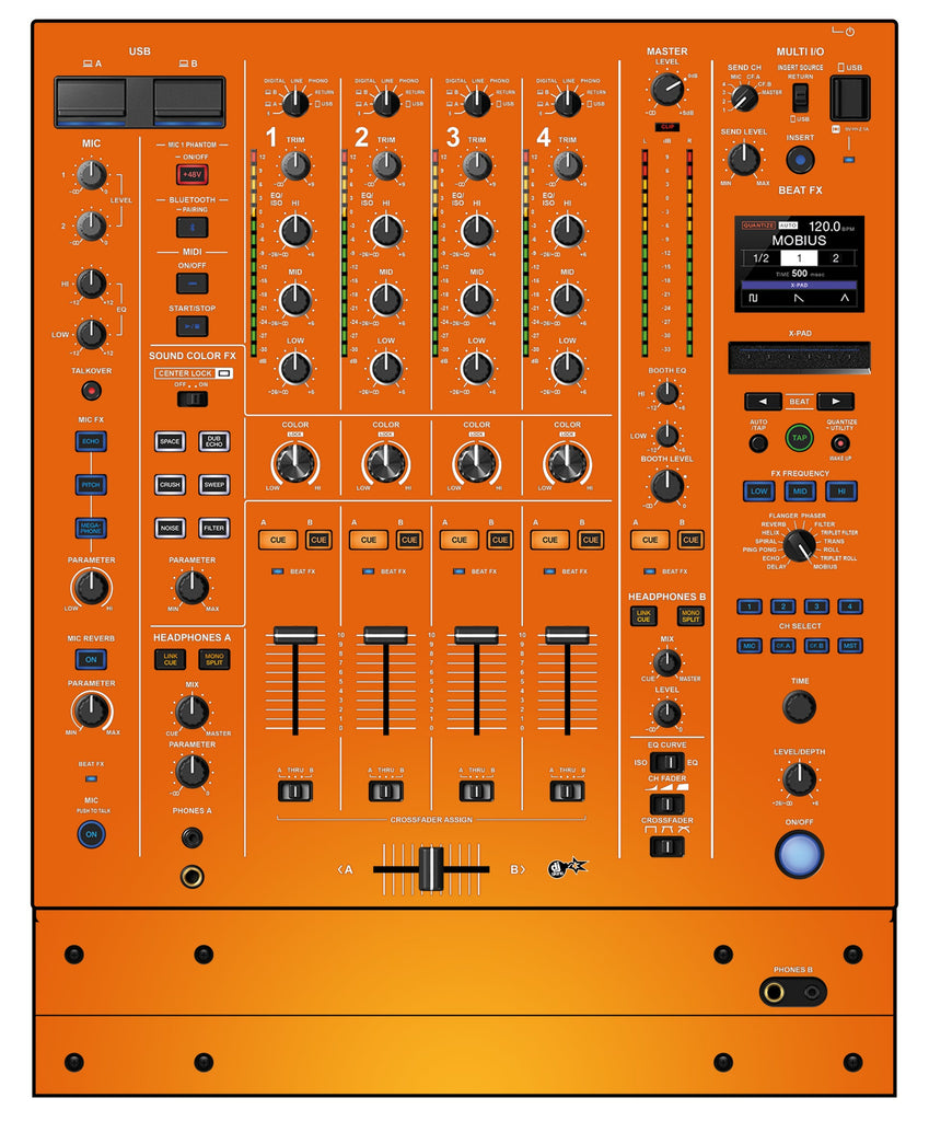 Pioneer DJ DJM A9 Skin Sunset