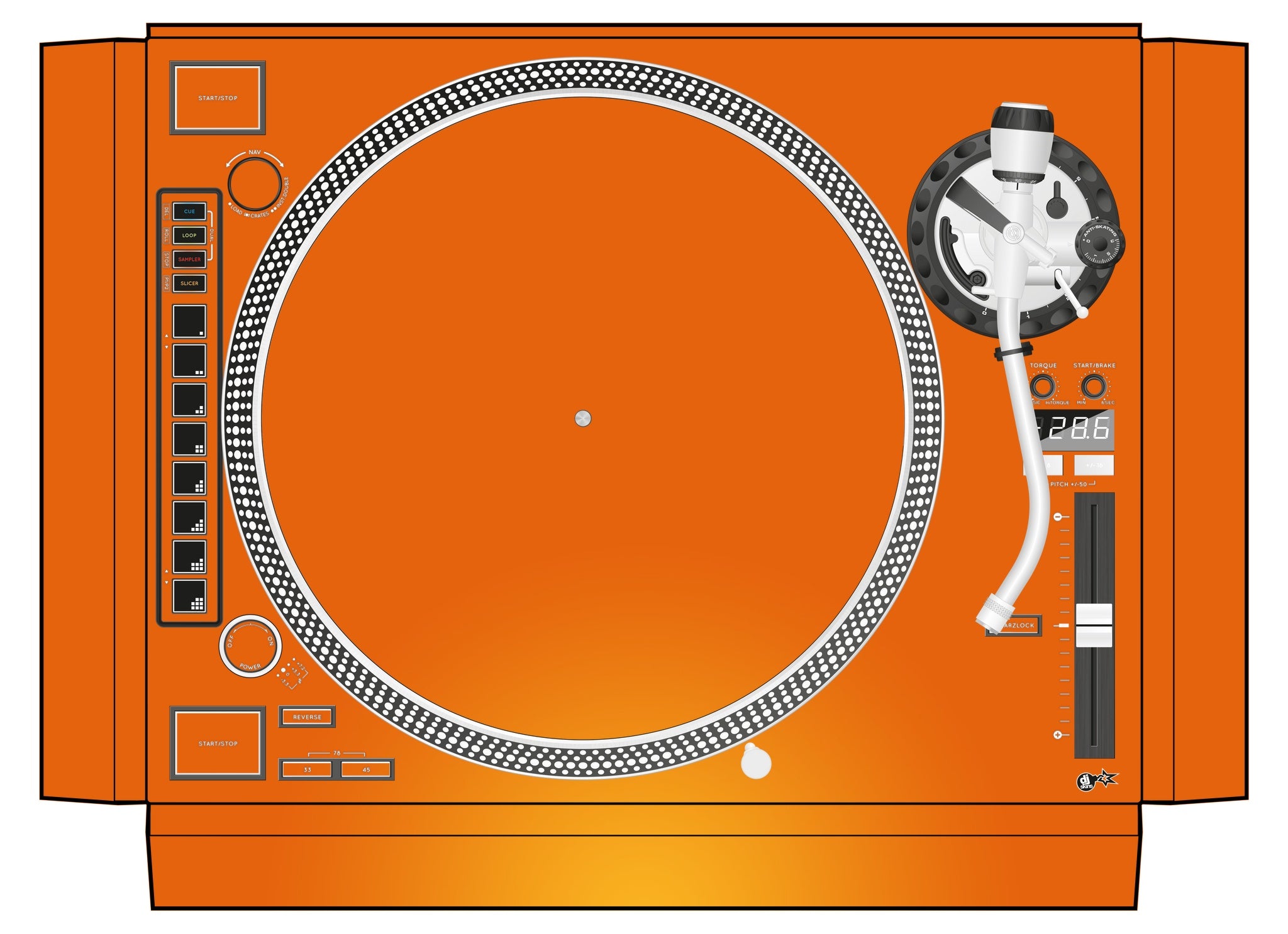 Reloop RP 8000 Skin Sunset