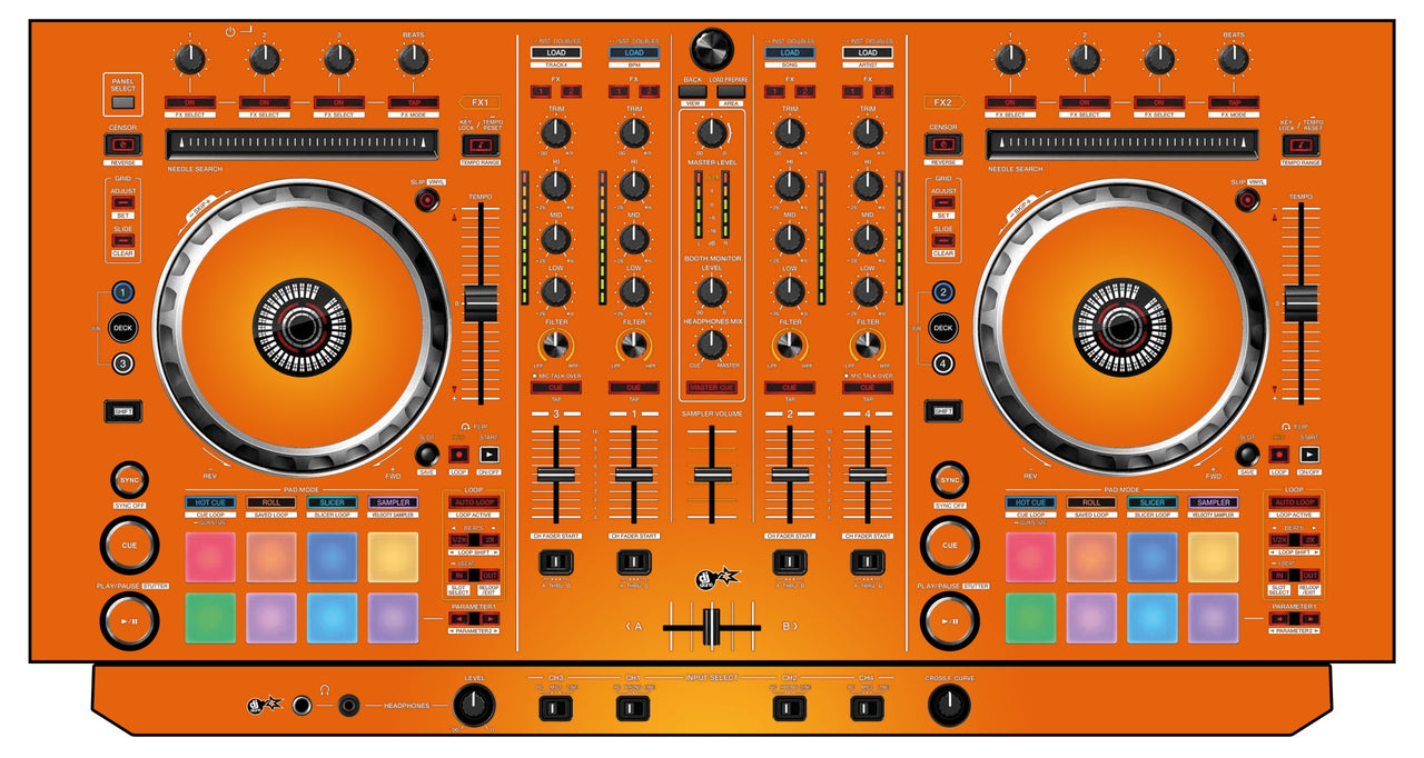 Pioneer DJ DDJ SX 2 Skin Sunset