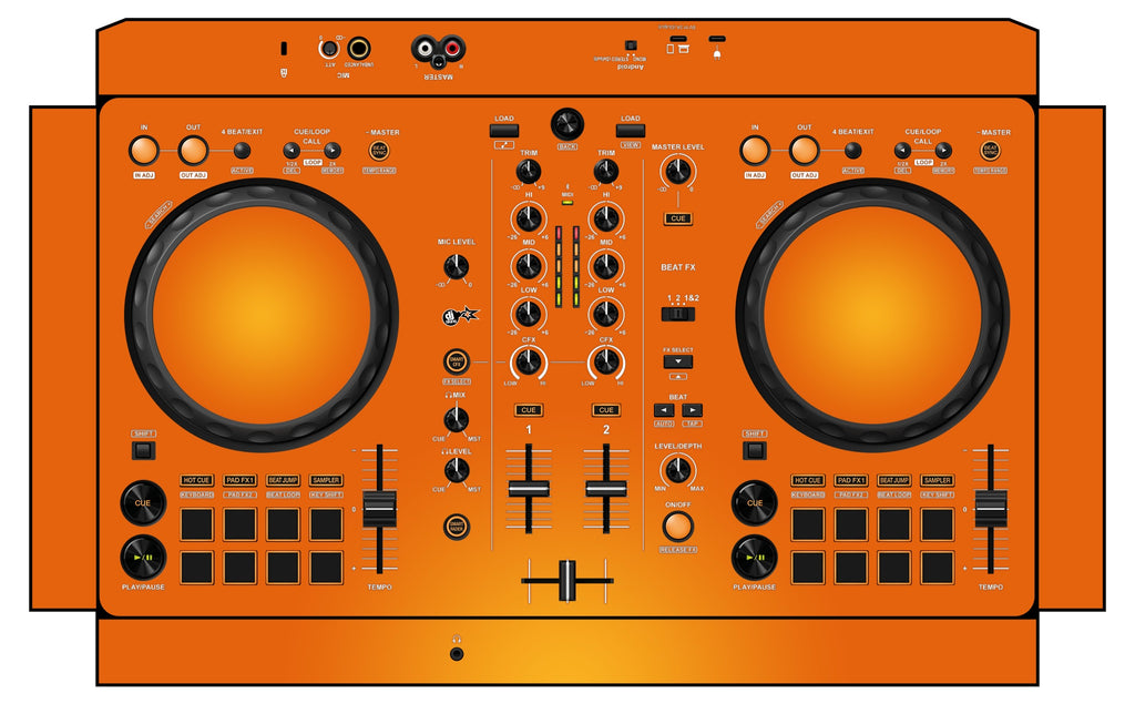 Pioneer DJ DDJ FLX 4 Skin Sunset