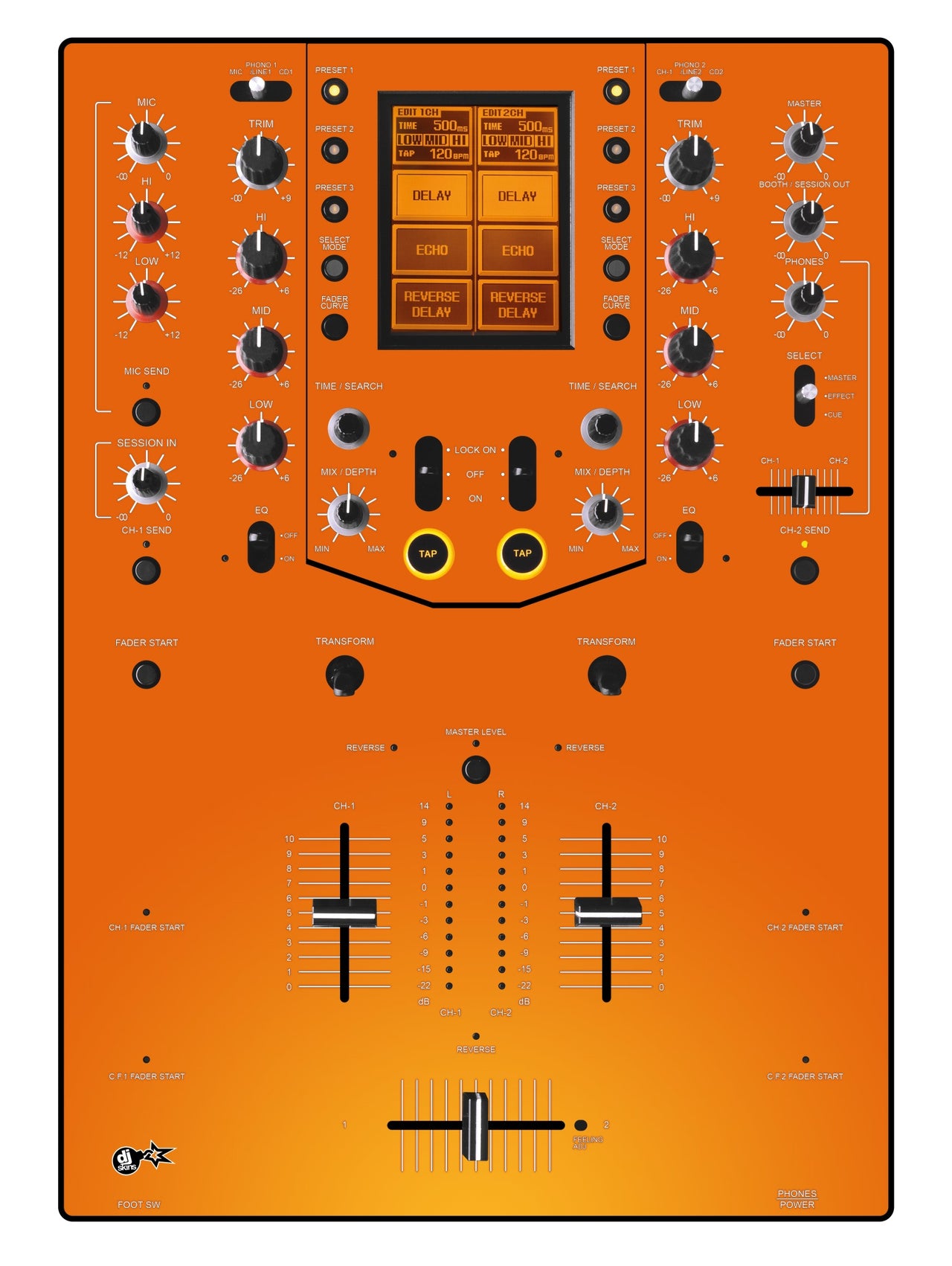 Pioneer DJ DJM 909 Skin Sunset