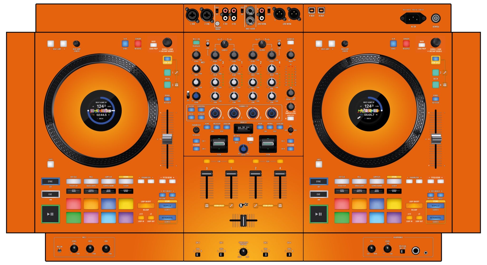 Rane FOUR Skin Sunset