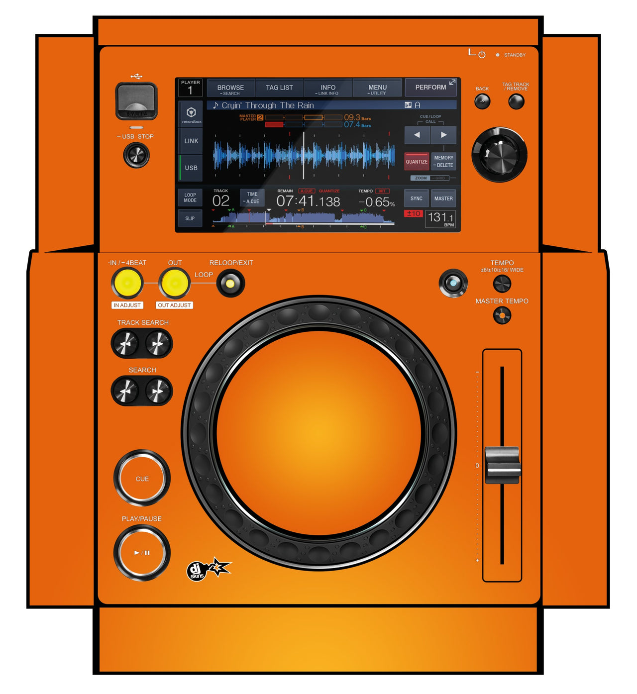 Pioneer DJ XDJ 700 Skin Sunset