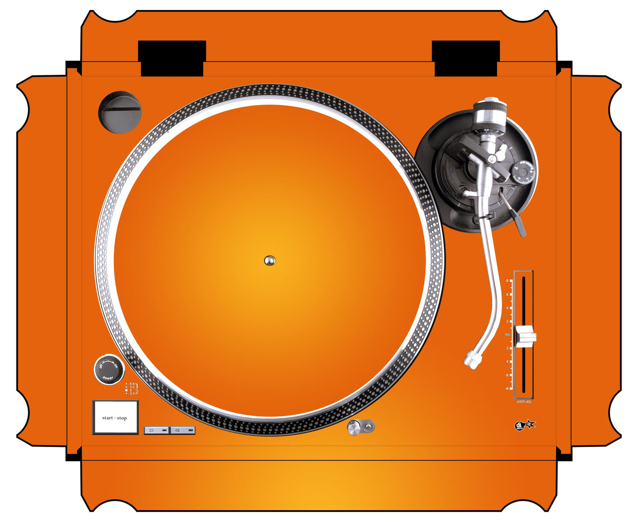 Technics 1200 / 1210 MK2 Skin Sunset