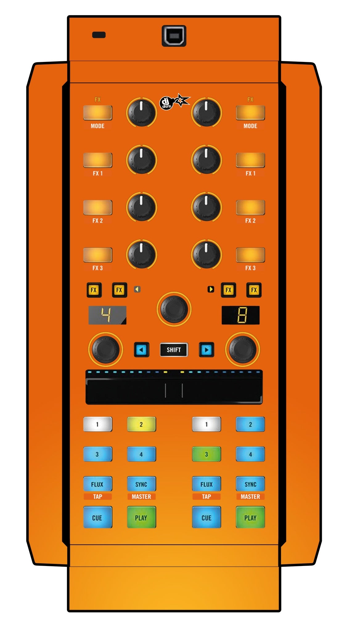 Native Instruments X1 MK2 Skin Sunset