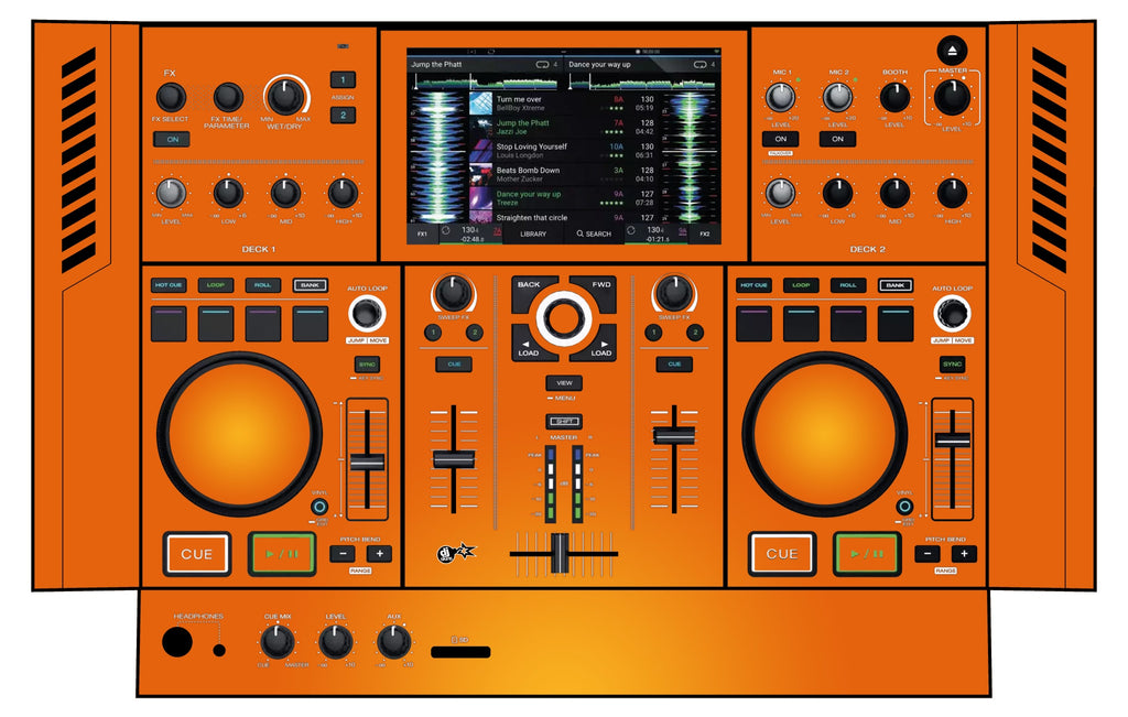 Denon DJ PRIME GO Skin Sunset