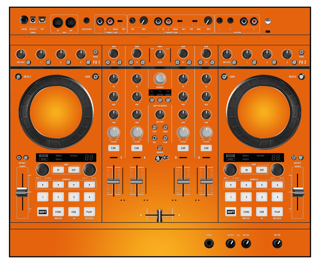 Native Instruments S4 MK1 Skin Sunset