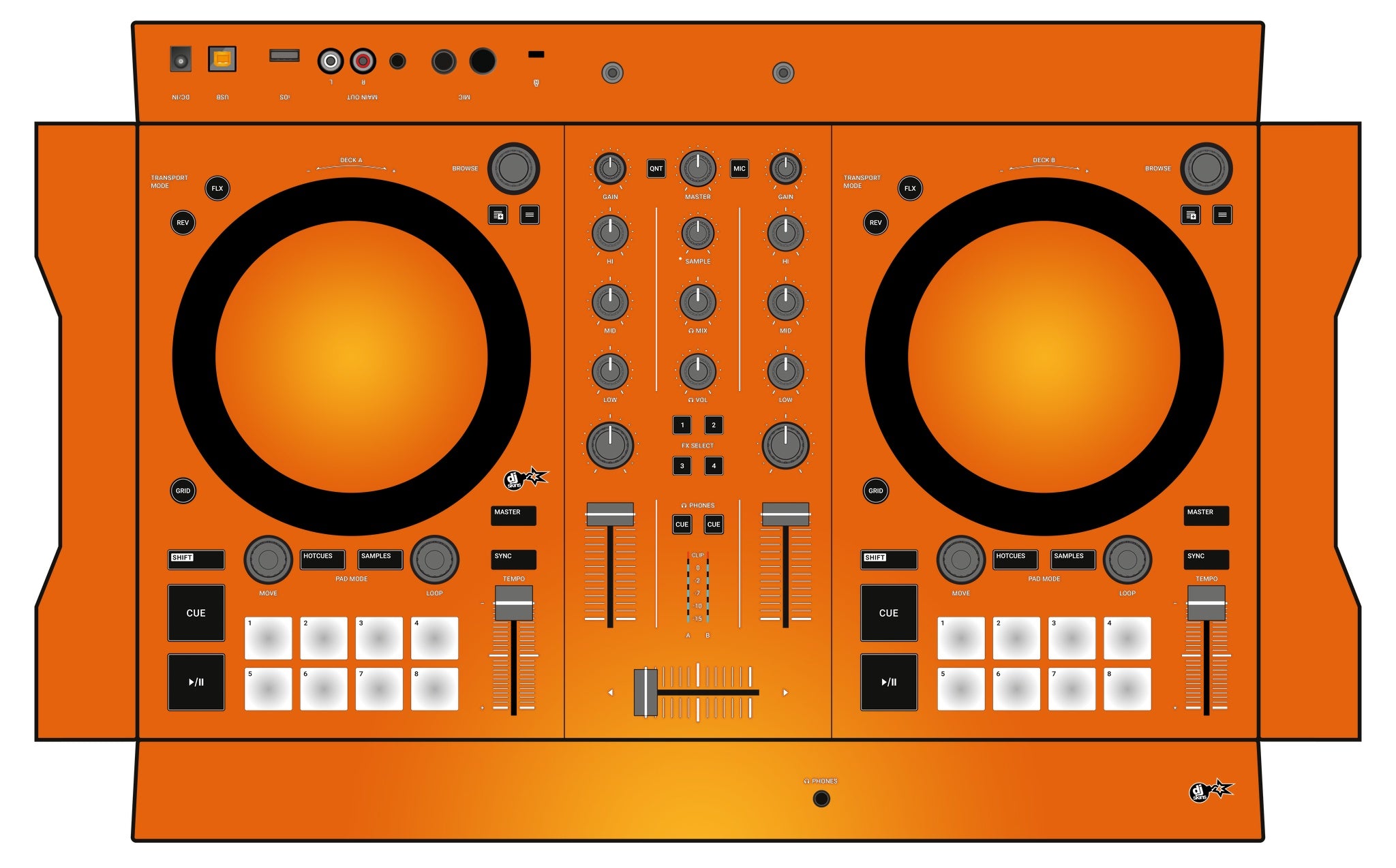 Native Instruments S2 MK3 Skin Sunset