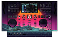 Denon DJ PRIME GO Skin Synthwave Horizon