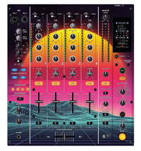 Pioneer DJ DJM 800 Skin Synthwave Horizon