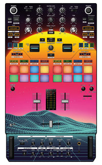 Pioneer DJ DJM S7 Skin Synthwave Horizon
