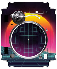 Technics 1200 / 1210 MK5 VERTICAL Skin Synthwave Horizon