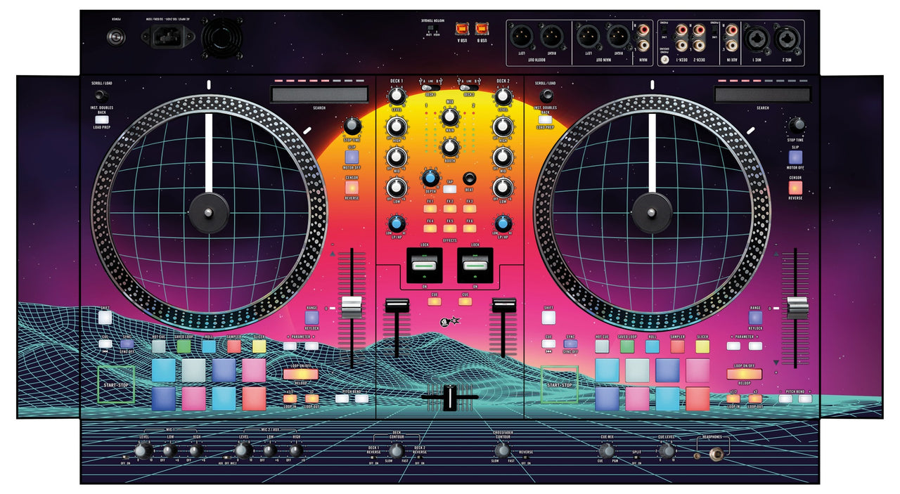 Rane ONE Skin Synthwave Horizon