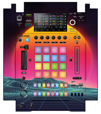 Pioneer DJ DJS 1000 Skin Synthwave Horizon