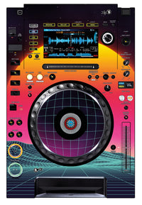 Pioneer DJ CDJ 2000 NEXUS Skin Synthwave Horizon