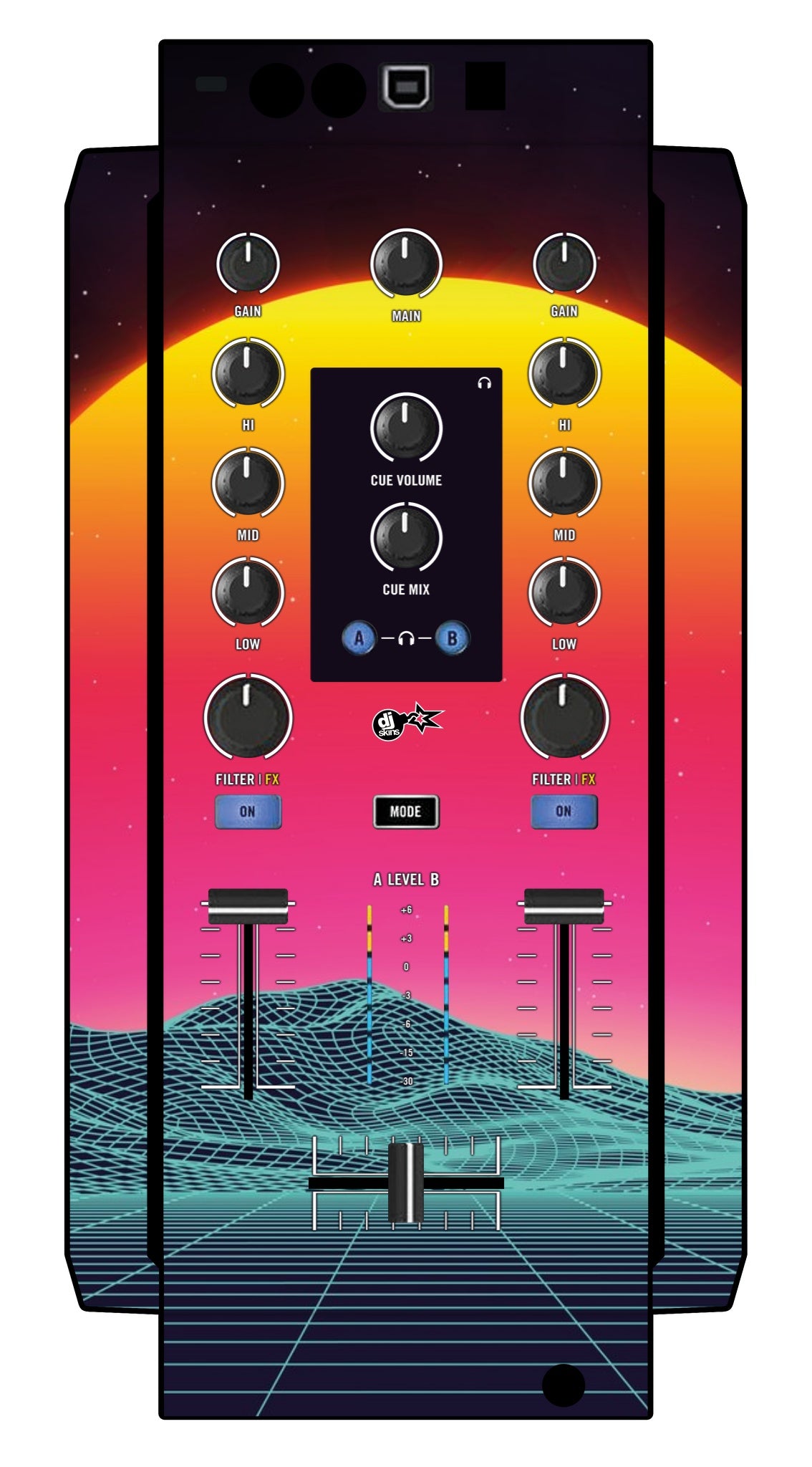 Native Instruments Z1 Skin Synthwave Horizon