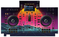 Pioneer DJ XDJ RX 2 Skin Synthwave Horizon