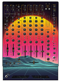 Allen and Heath XONE 96 Skin Synthwave Horizon