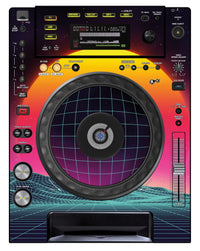 Pioneer DJ CDJ 850 Skin Synthwave Horizon